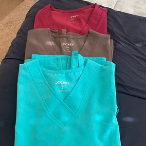 Mix & match jockey scrub tops
